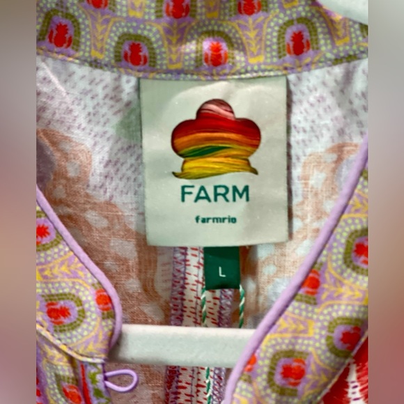 FARM Rio Jungle Dots Tapestry Pearl Romper, L - Picture 9 of 11